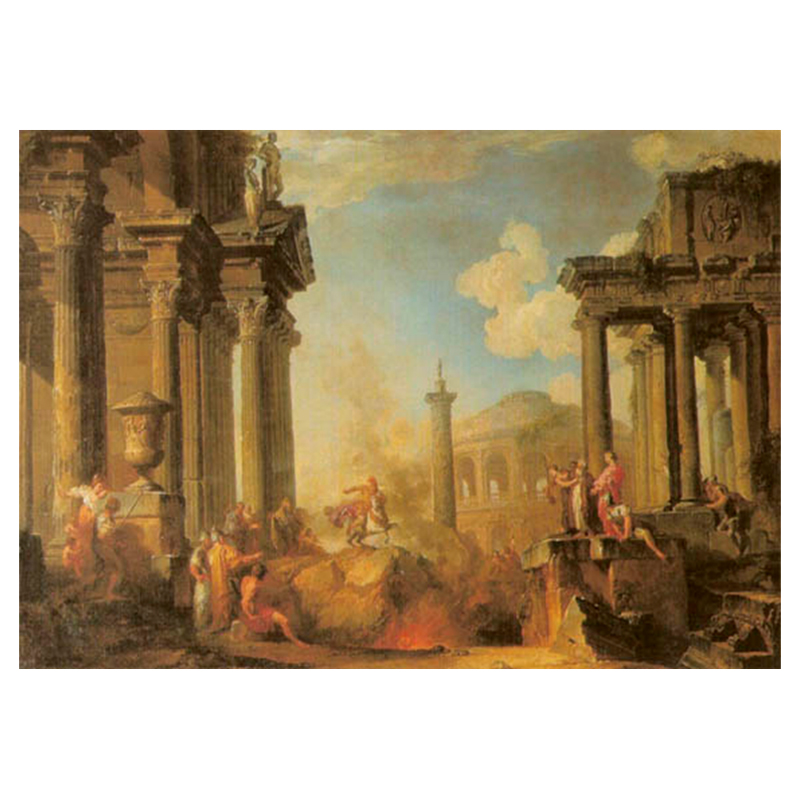 Giovanni Paolo Pannini (1691—1765). Смерть Марка Курция